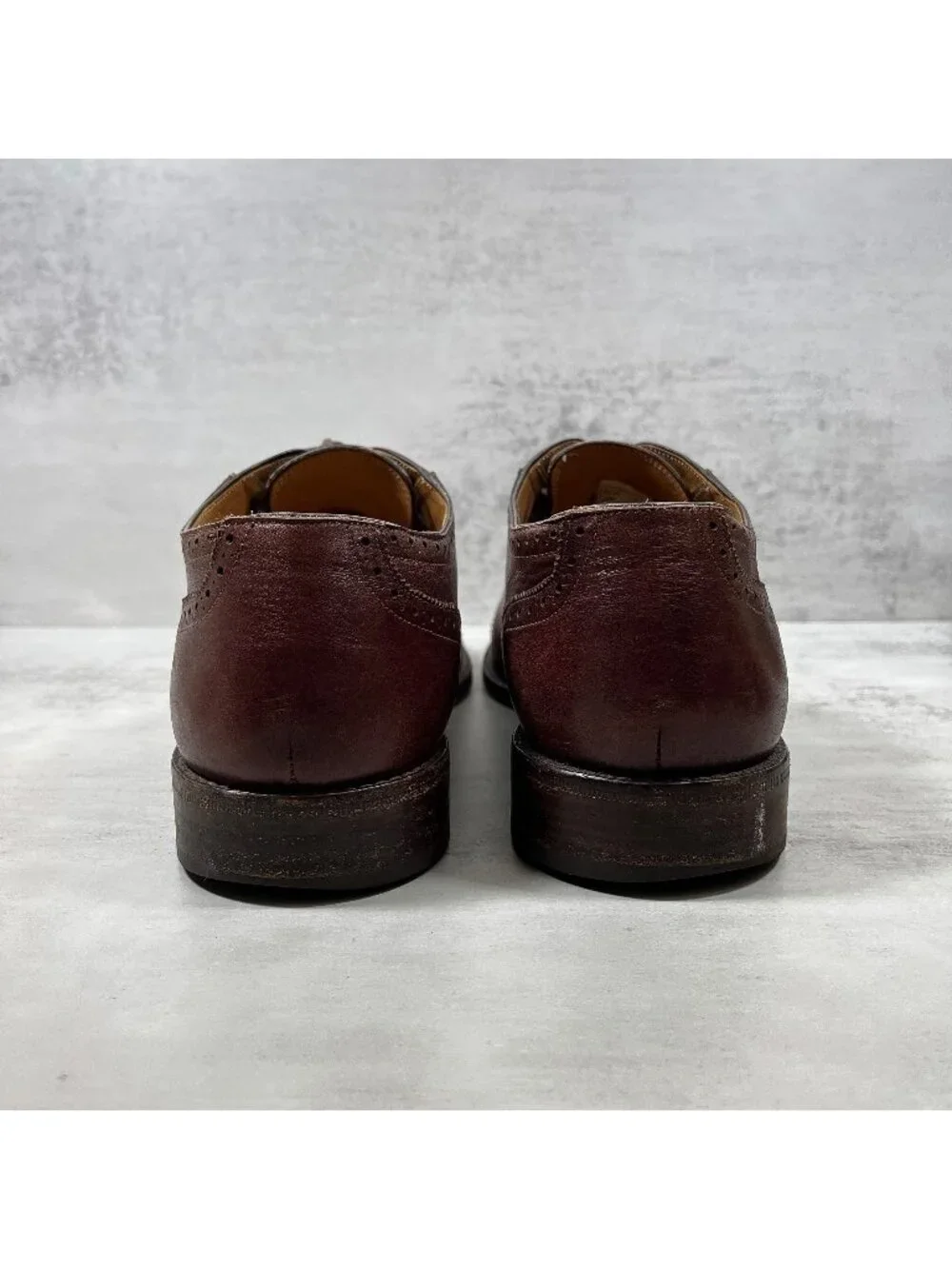 Beckett Simonon Durant Brogue Cap Toe Oxford Dress Shoes - Men's Size 12